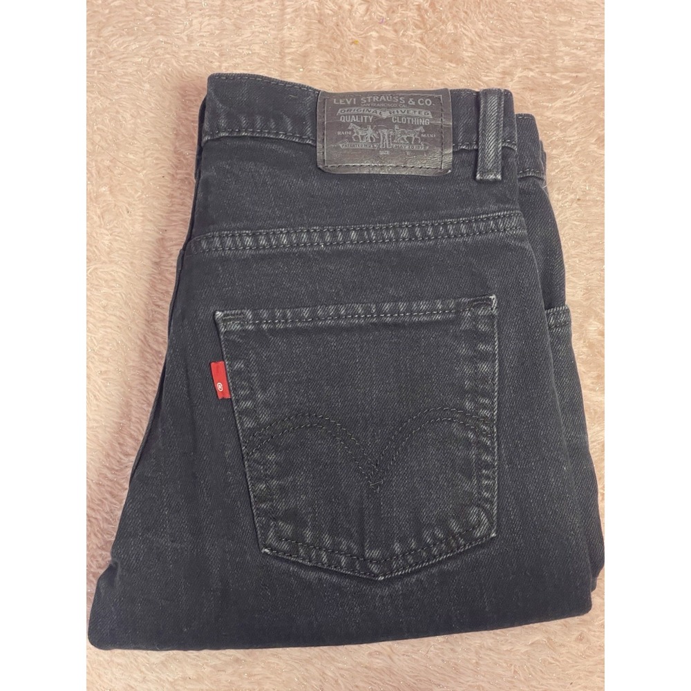 Levis 511 Jeans Slim Fit Black Wash Stretch Denim Mens 27x27 Bin11